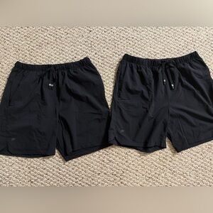 Fabletics Black Athletic Shorts for Men